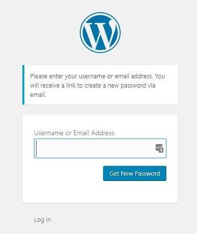 WordPressLostPasswordEmail WordPress Lost Password Send Email