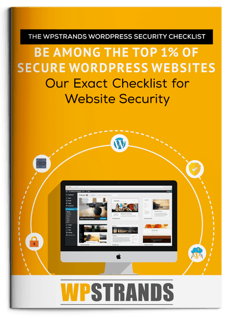 WPStrands WordPress security checklist cover